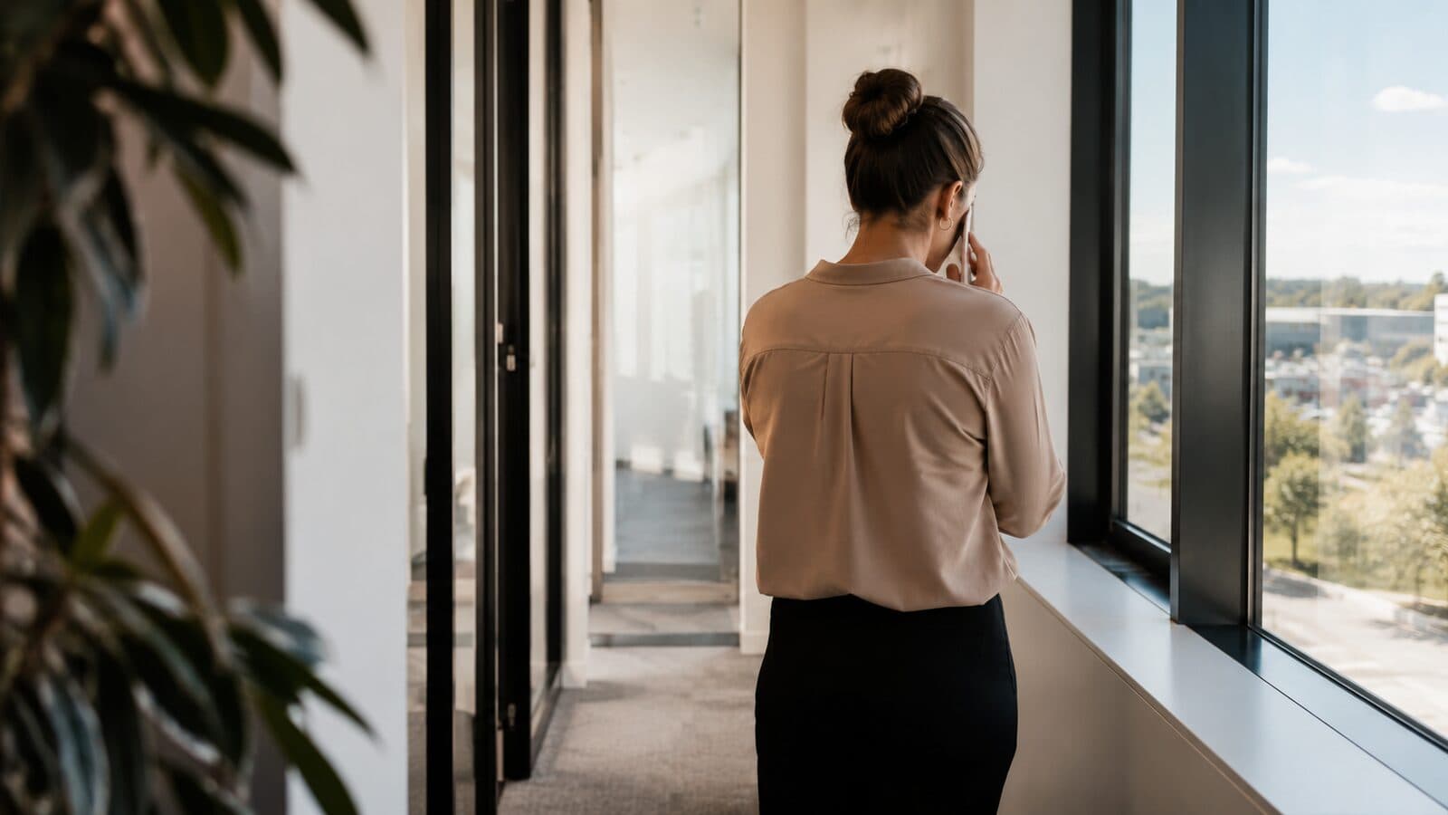 The first 24 hours after a death: a woman on the phone notifying family