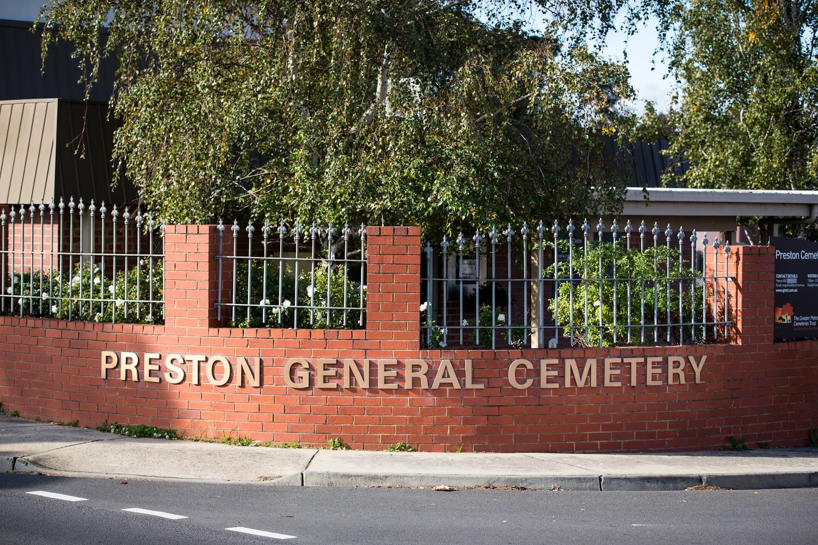 Preston Cemetery premises
