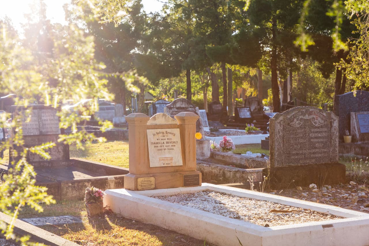 South Brisbane Cemetery premises