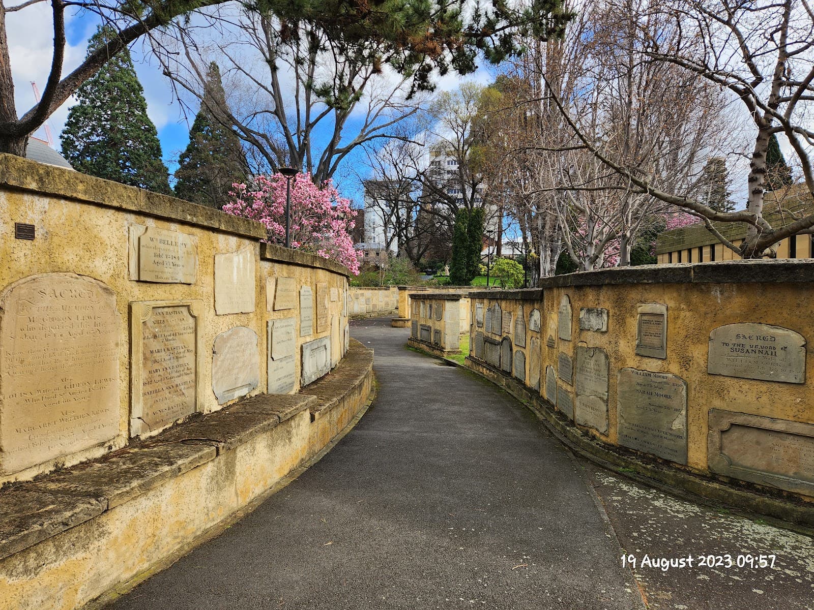 St. David's Park Memorial Walls premises