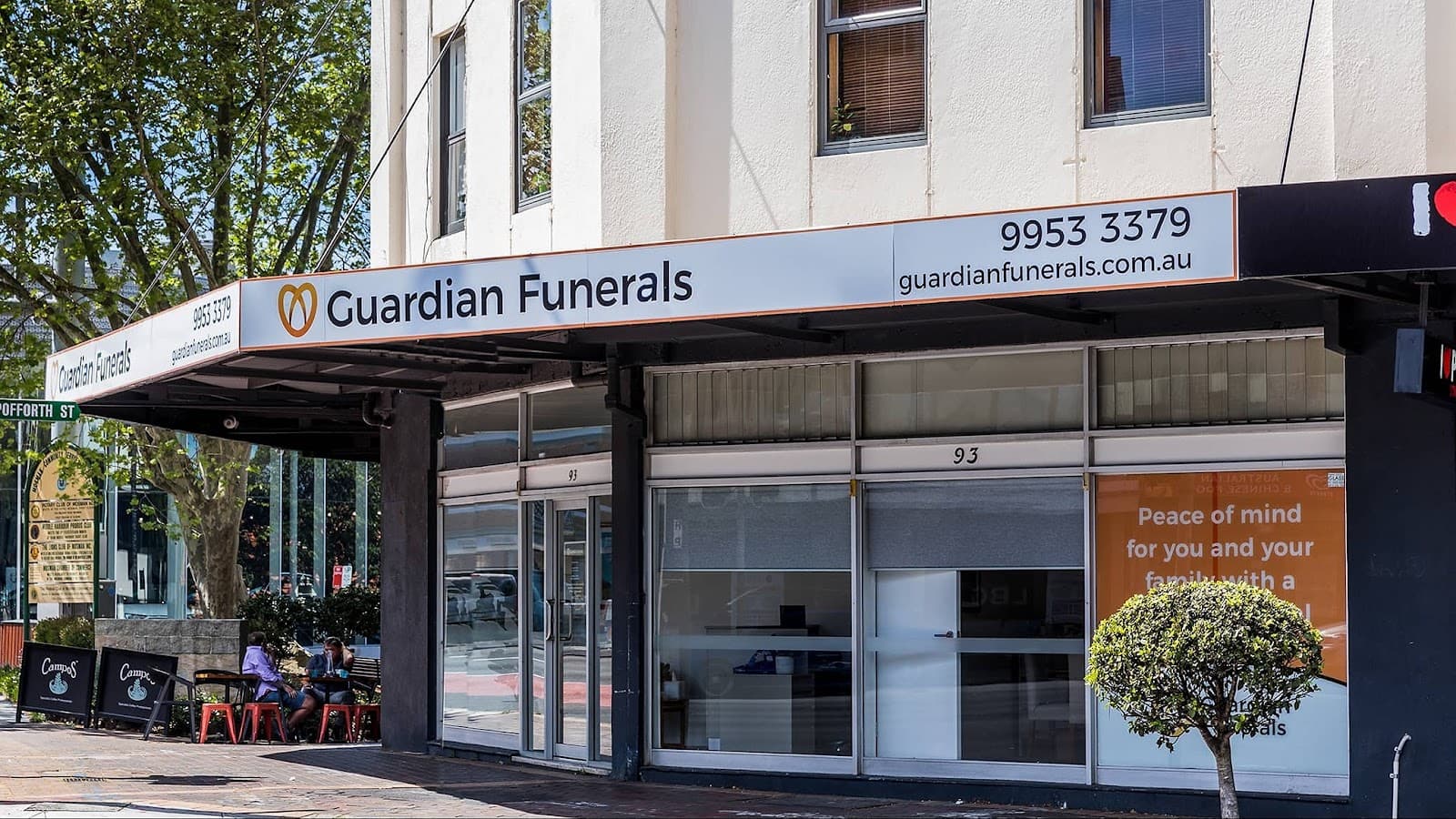 Guardian Funerals Cremorne premises