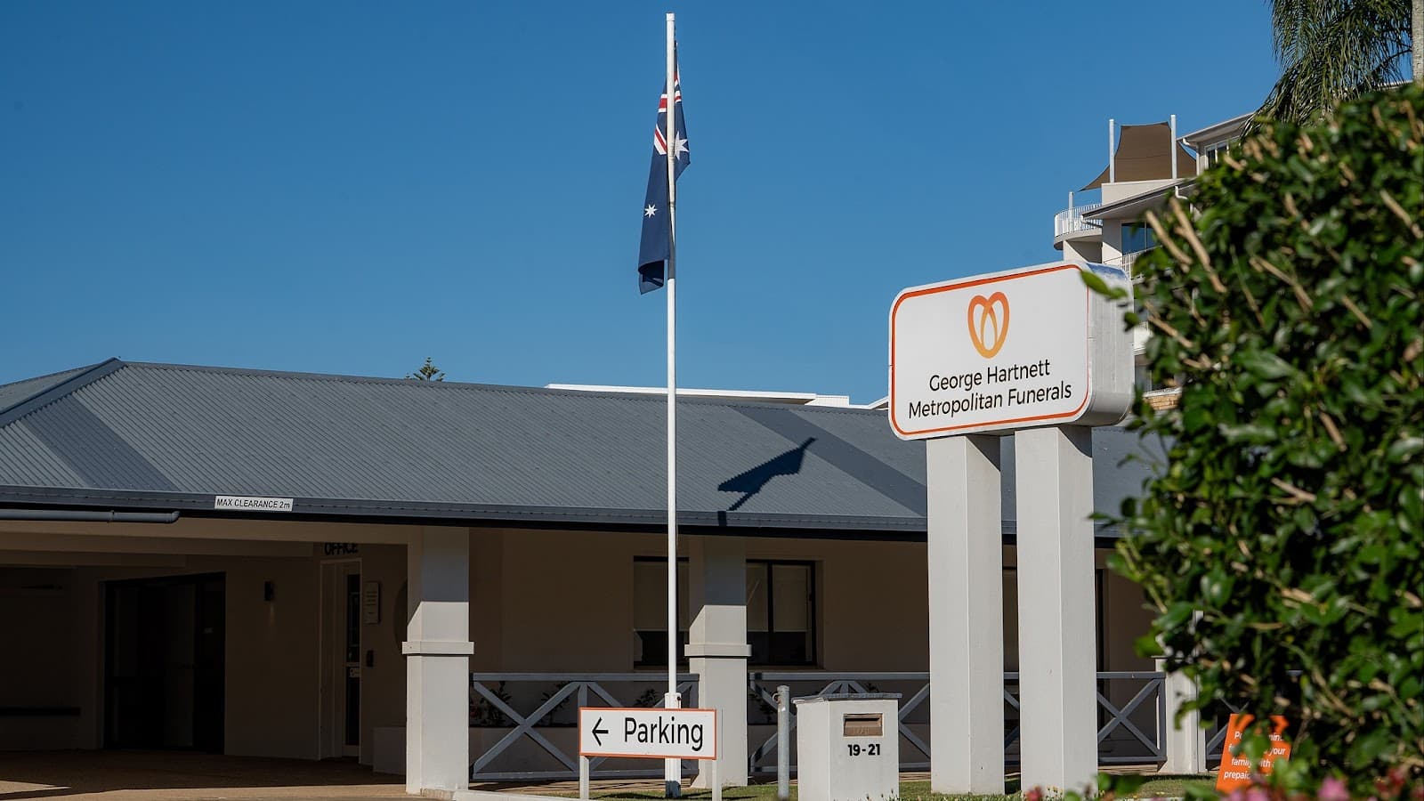 George Hartnett Metropolitan Funerals Redcliffe premises