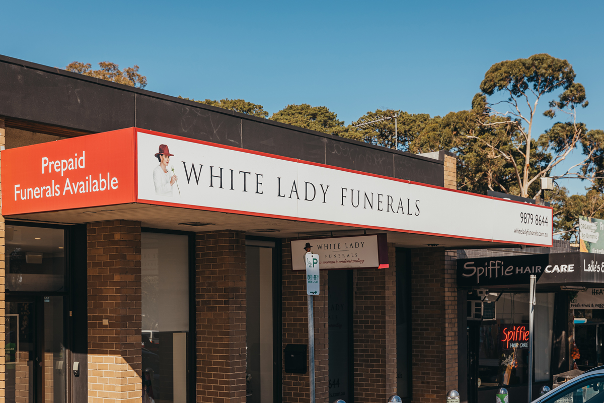 White Lady Funerals Heathmont premises