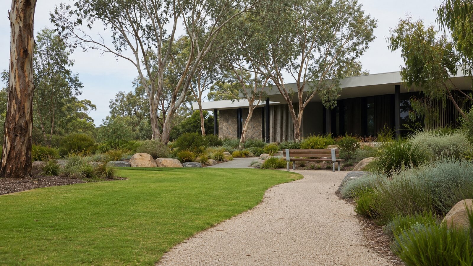 Funeral costs in South Australia: memorial park grounds among bushland